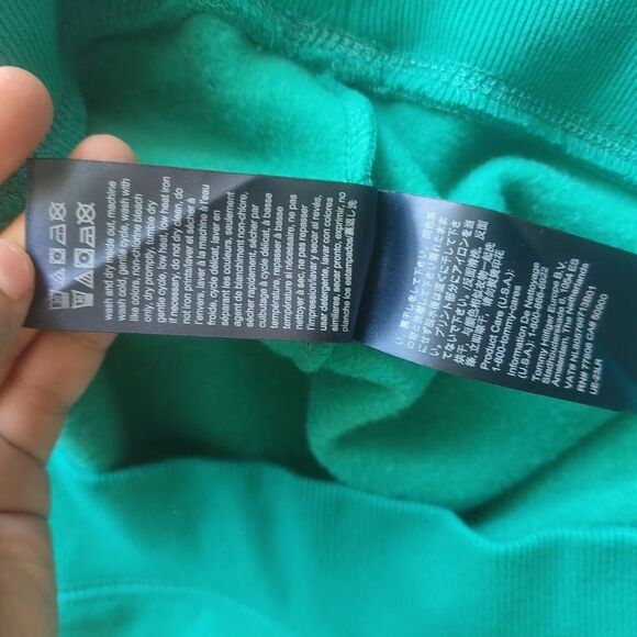 TOMMY HILFIGER DENIM REED GRAPHIC CREWNECK SWEATSHIRT TEAL GREEN MENS XL - Picture 9 of 11